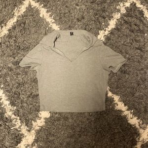 Cute, short sleeve, crop top:)